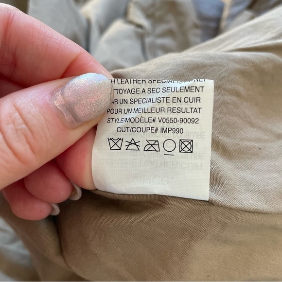 Vince Womens Brown Leather Snap Closure Blazer Jacket V0550-90092 Size 2 - Picture 6 of 10